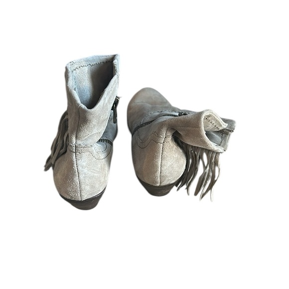Sam Edelman Fringe Suede Boots 7 Festival Western - Picture 2 of 4